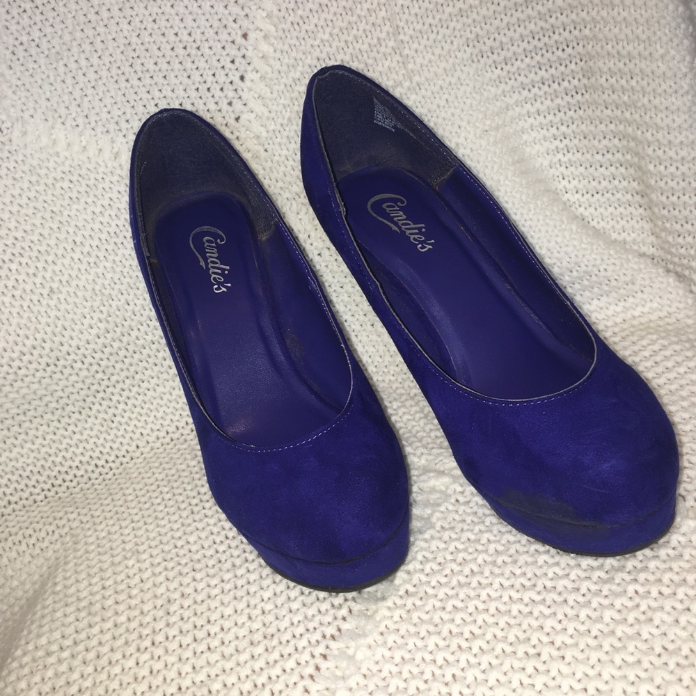 Blue heels
